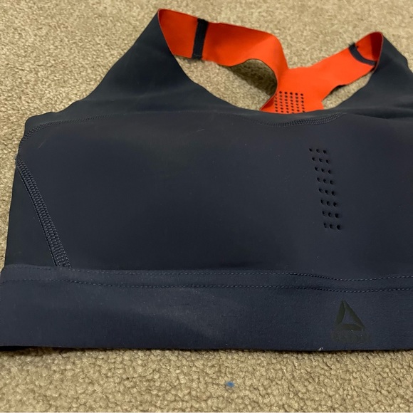 Reebok Blue Orange Sports Bra - Picture 2 of 5